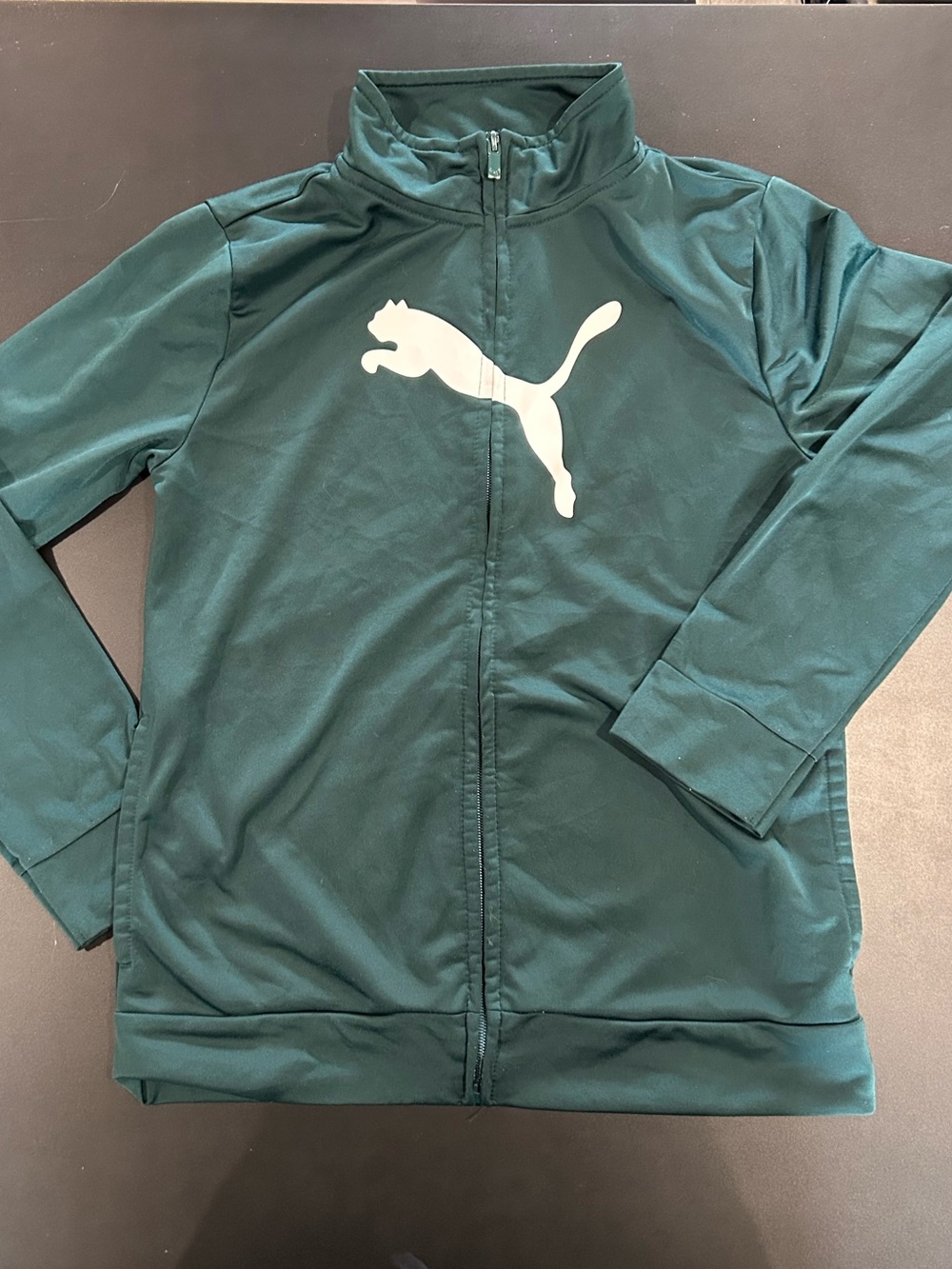 Dark Green Puma Full Zip